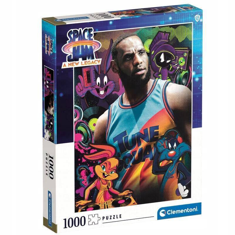 Puzzle 1000 El. Space Jam Kosmiczny Mecz Koszykówka 14+ Clementoni_2