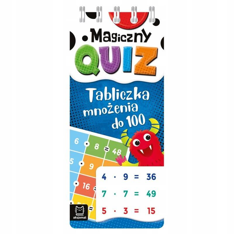 Tabliczka Mnożenia Magiczny Quiz Do 100 Matematyka 7+ Aksjomat 3604_1