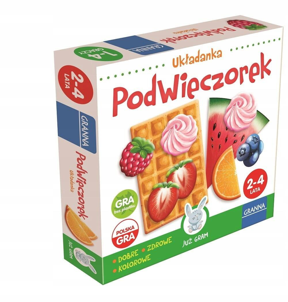 Podwieczorek Układanka Gra Edukacyjna Rodzinna 2+ Granna 4144_3