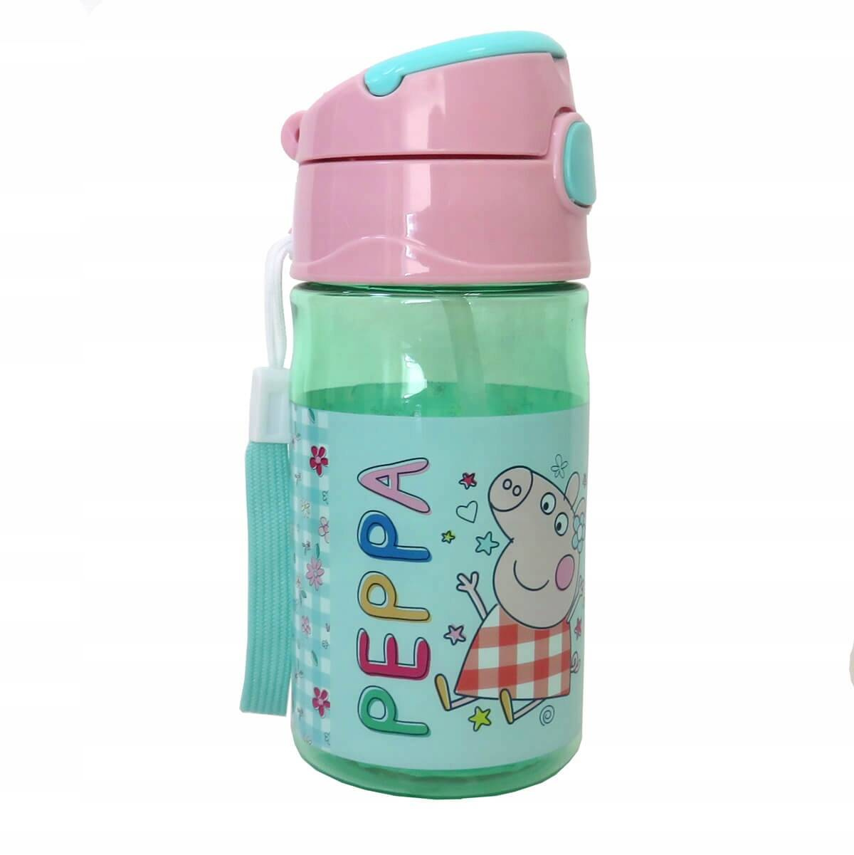 Bidon Butelka Ze Słomką ŚWINKA PEPPA PIG 400 ml BPA FREE Astra_1