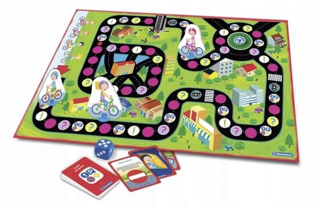 Gra Planszowa Edukacja Drogowa Uczę Się Bawiąc 6+ Clementoni_2