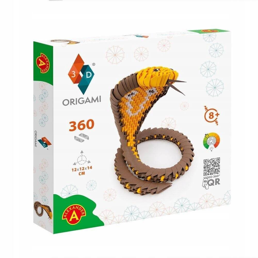 Origami 3D KOBRA 360 Elementy Zestaw Kreatywny 8+ Alexander 2571_1