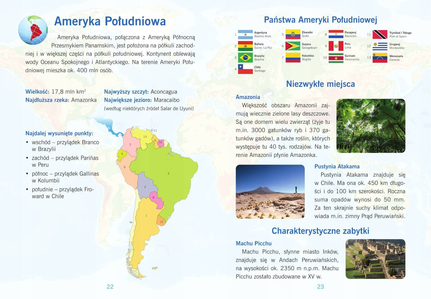 Atlas Świata Dla Dzieci Mapy Ilustracje Zdjęcia TW SBM_4