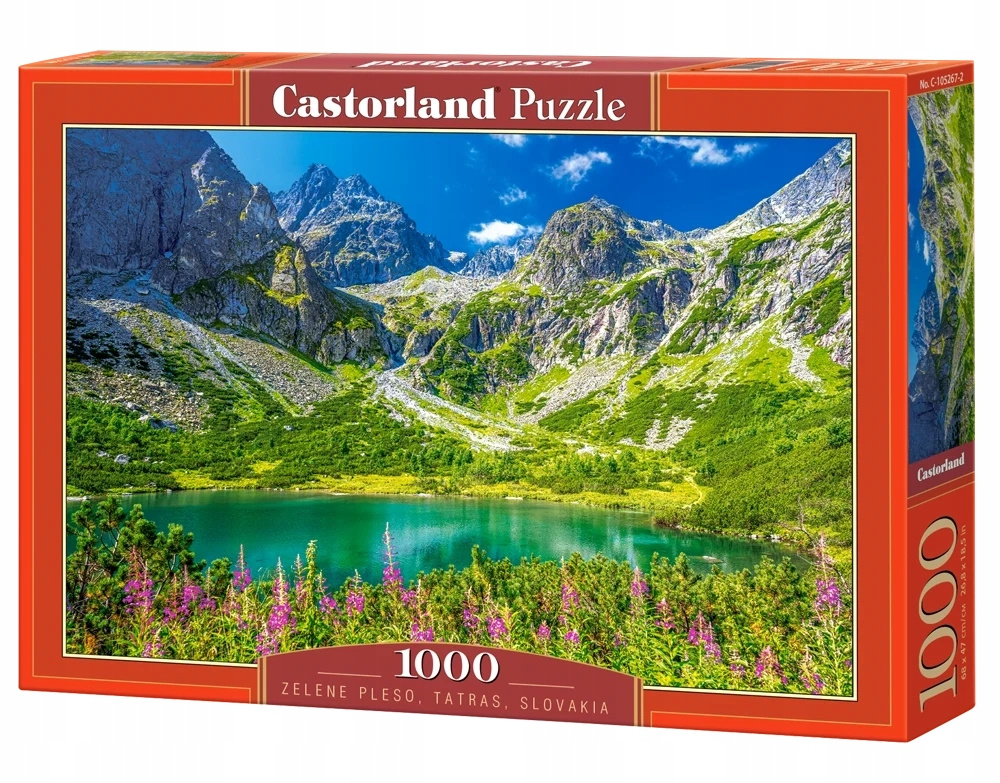 Puzzle 1000 Układanka Tatry ZIELONY STAW Słowacja Krajobraz Góry 9+ Castor_2