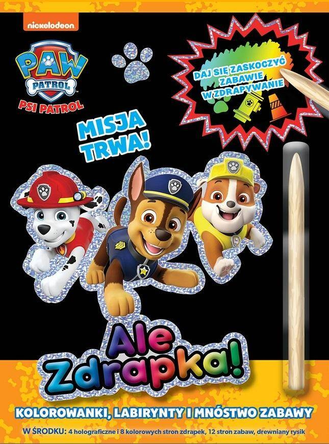 Psi Patrol Ale Zdrapka! Misja Trwa Zdrapywanka 3+ Media Service Zawada_1