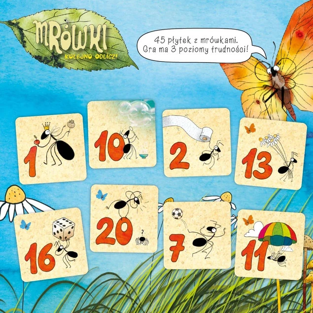 Mrówki Kolejno Odlicz Gra Pamięciowa Nauka Liczenia 6+ Nasza Księgarnia_4