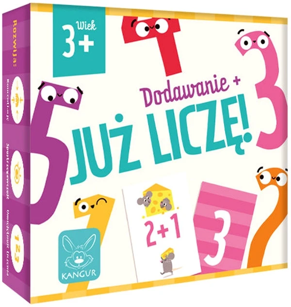 Już liczę 3+ gra edukacyjna Kangur