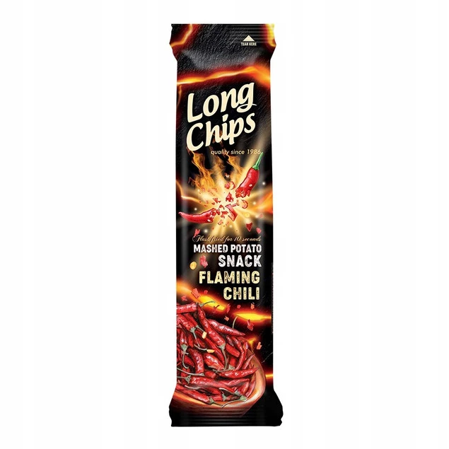 Long Chips Flaming Chilli