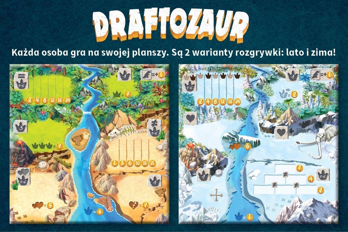 Draftozaur Rodzinna Gra Planszowa O Dinozaurach 8+ Nasza Księgarnia_5