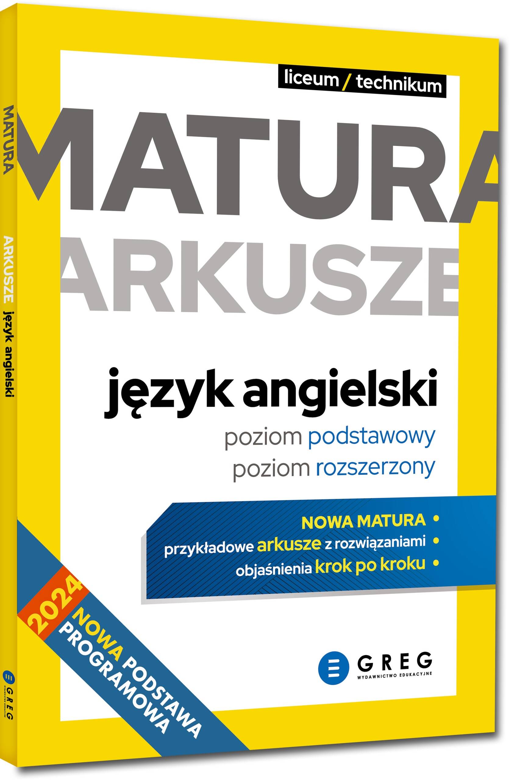 Nowa Matura Arkusze JĘZYK ANGIELSKI Poziom Podstawowy i Rozszerzony Greg BR_1