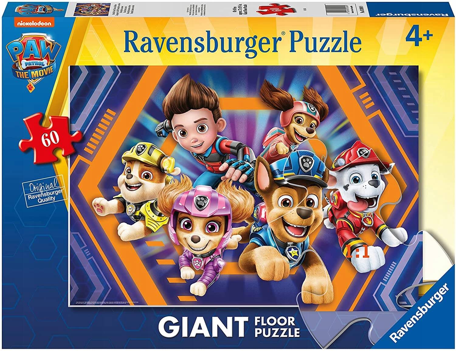 Puzzle Podłogowe 60 Układanka PSI PATROL Pieski Pies Bajka 4+ Ravensburger_2