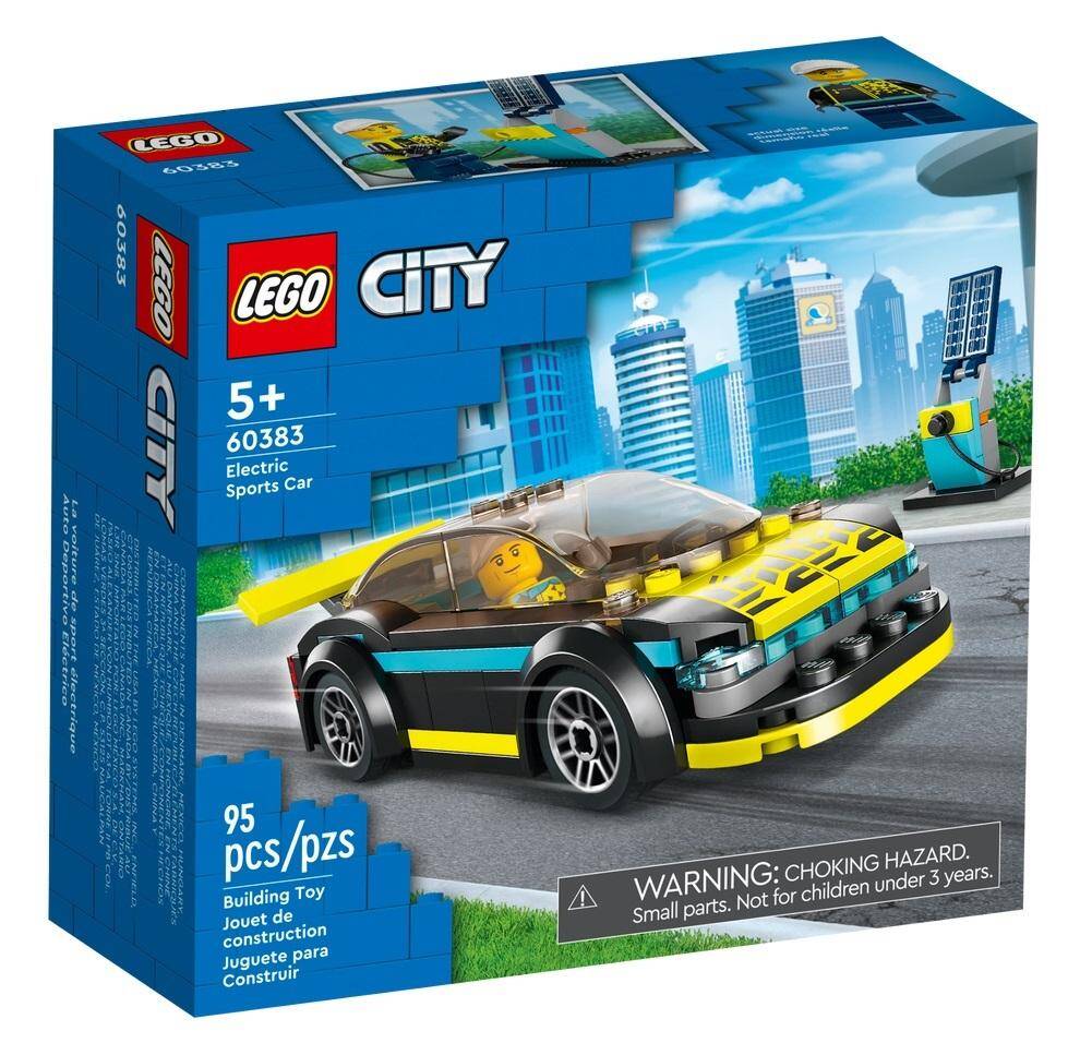 LEGO City Elektryczny Samochód Sportowy 95el. 5+ 60383_9