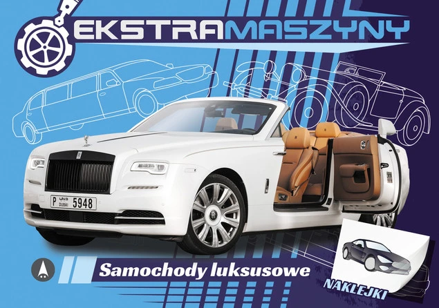 Kolorowanka Ekstramaszyny Samochody Luksusowe 3+ Skrzat_1