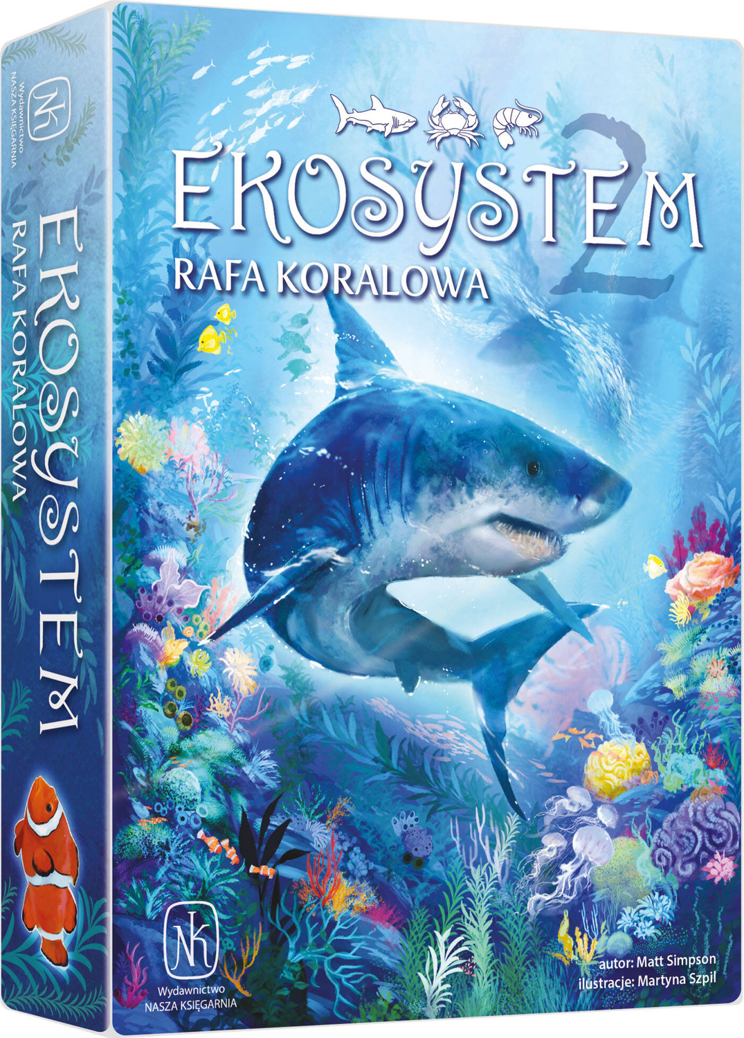 Ekosystem 2 Rafa Koralowa Gra Karciana 8+ Nasza Księgarnia_1