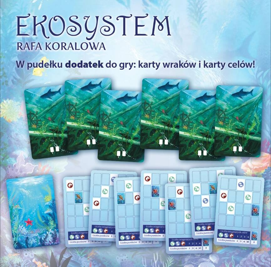 Ekosystem 2 Rafa Koralowa Gra Karciana 8+ Nasza Księgarnia_6