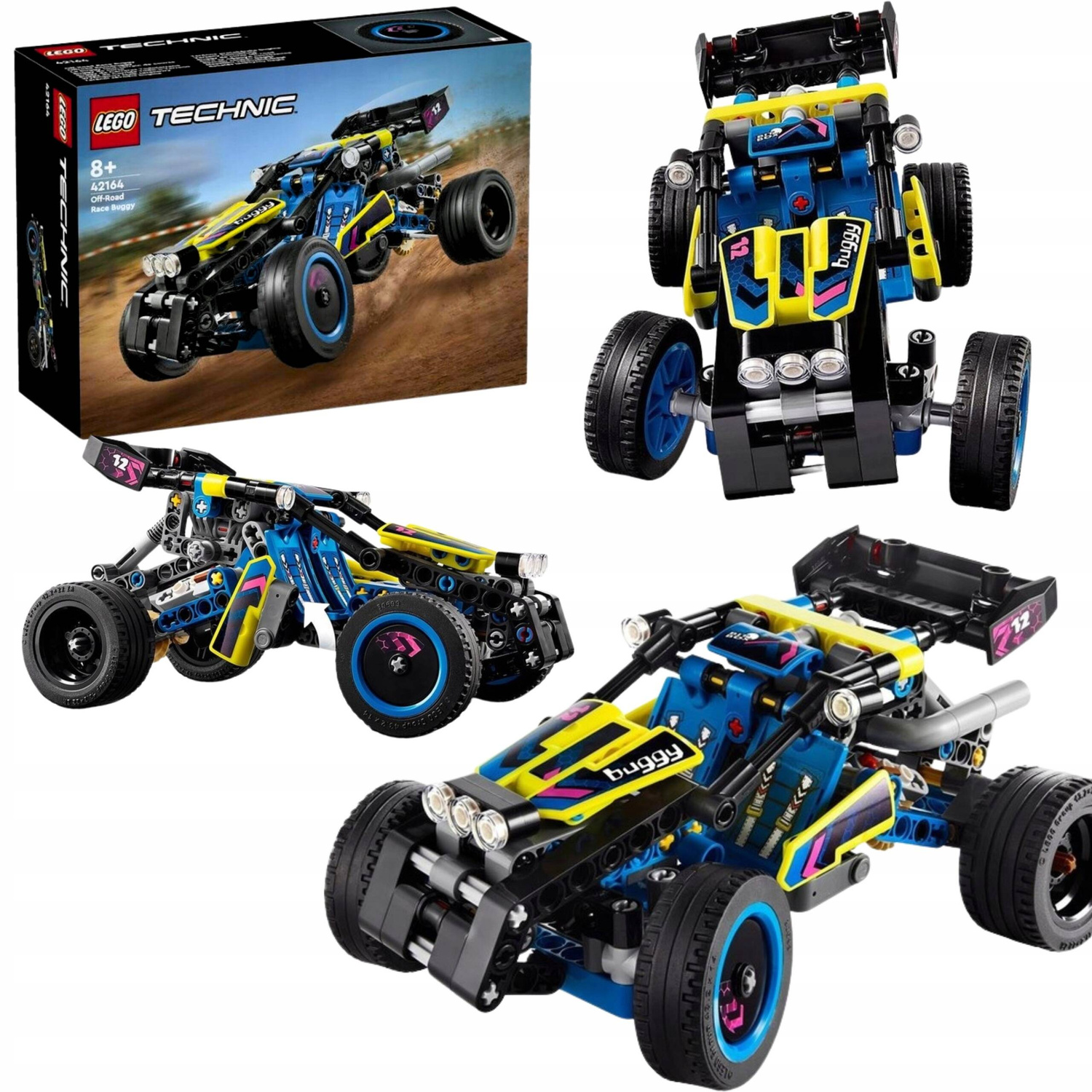 LEGO Technic Wyścigowy Łazik Terenowy 219 el. 8+ 42164_1