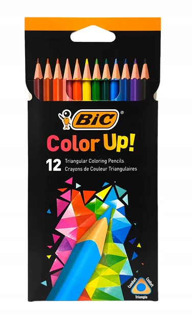 Kredki ołówkowe trójkątne BIC Intensity Up zestaw