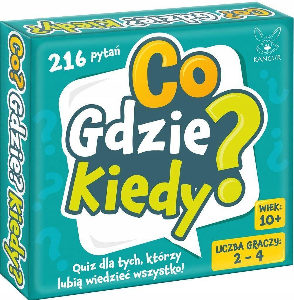 Co? Gdzie? Kiedy? Gra Quiz Rodzinna 10+ Kangur 75246_2