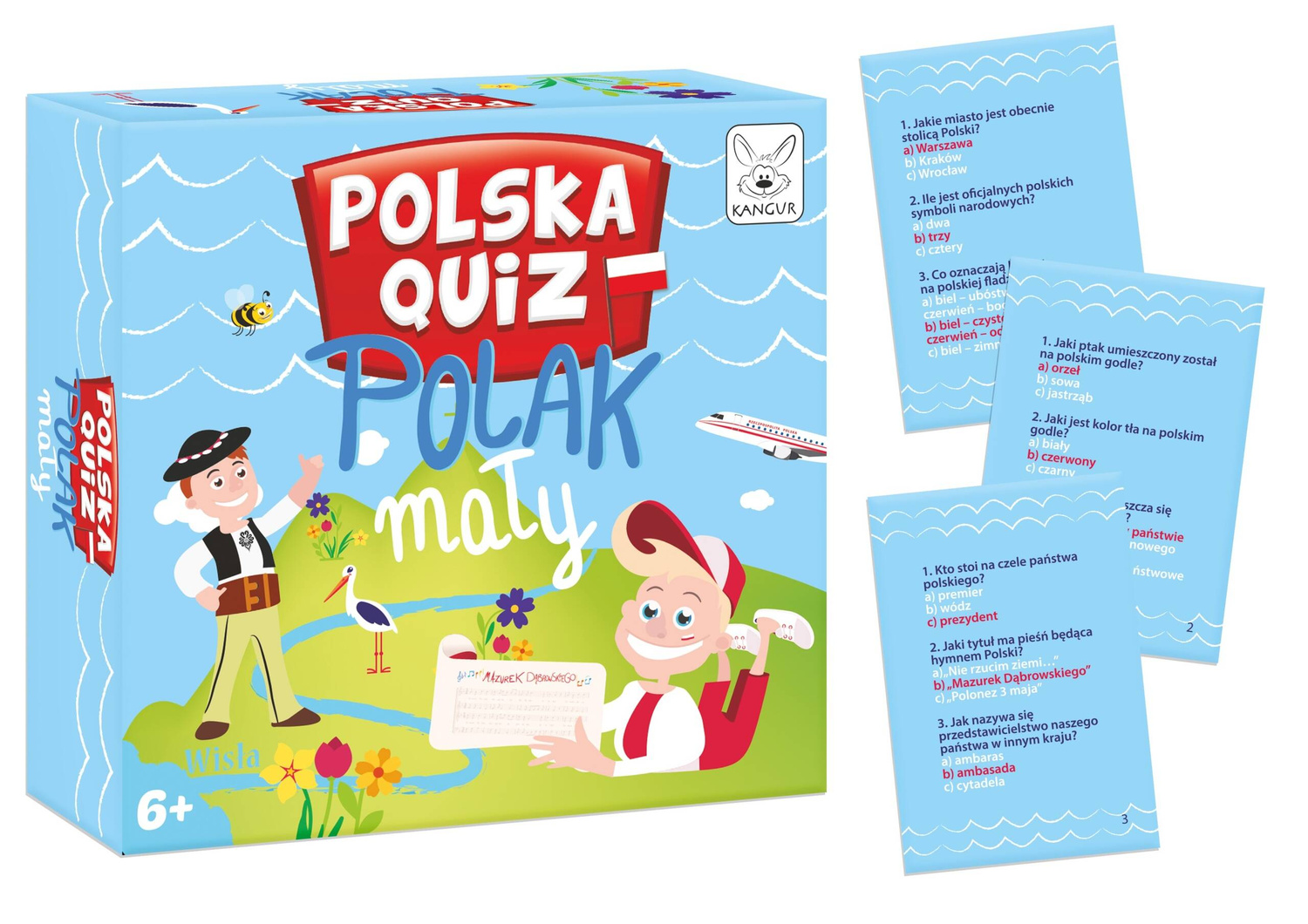 Polska Quiz Polak Mały Gra Edukacyjna W Pytania 6+ Kangur_2