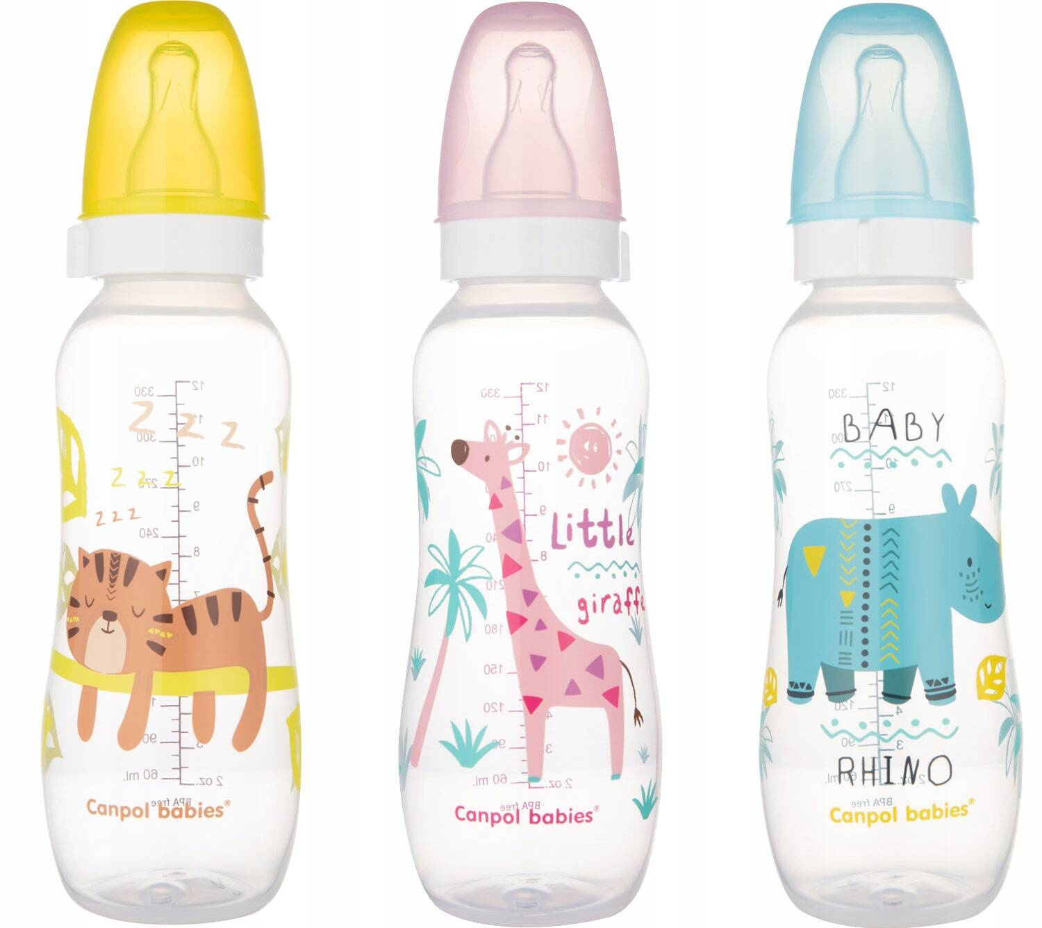 Canpol Butelka Do MLEKA Wąska 330 ml 12m+_1