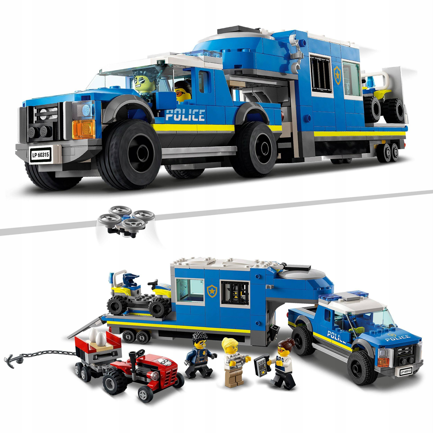 LEGO City Mobilne Centrum Dowodzenia Policji 436el. 6+ 60315_4