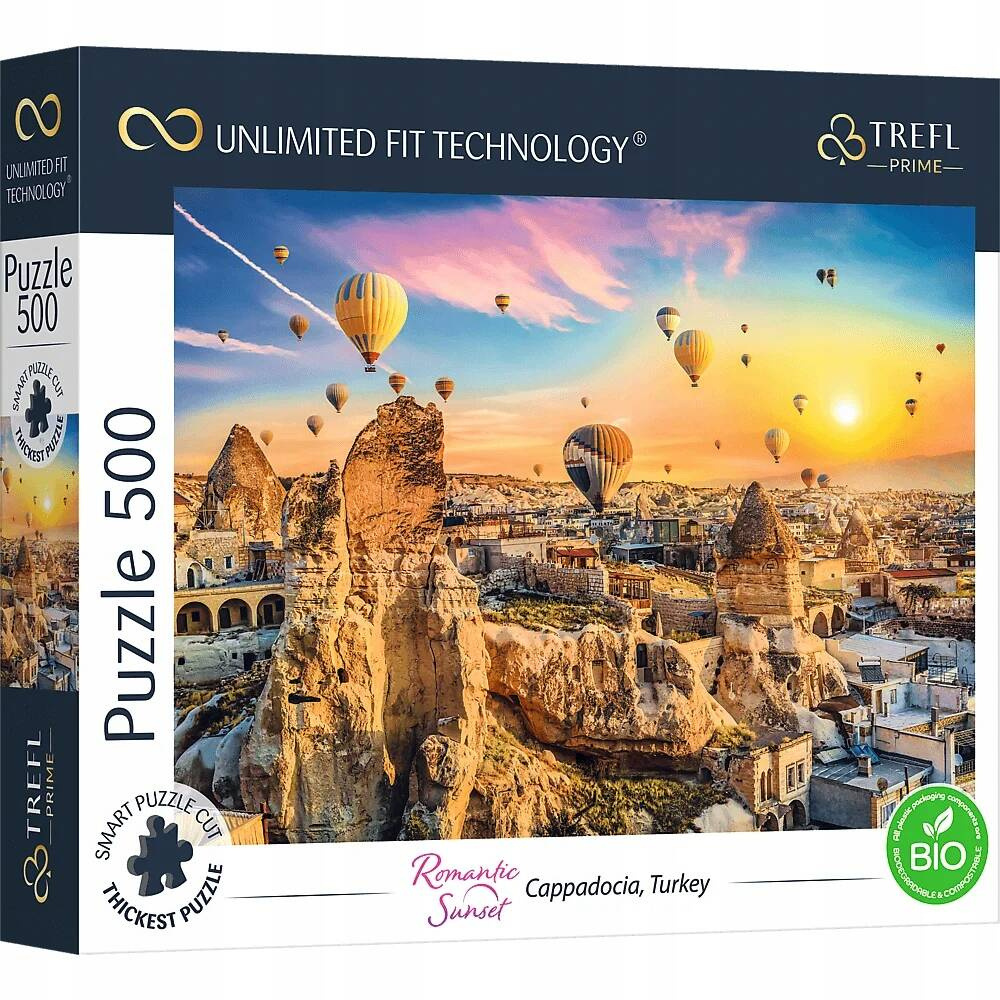 Puzzle 500 Układanka Turcja KAPADOCJA Krajobraz Balony Obraz Trefl 37458_5