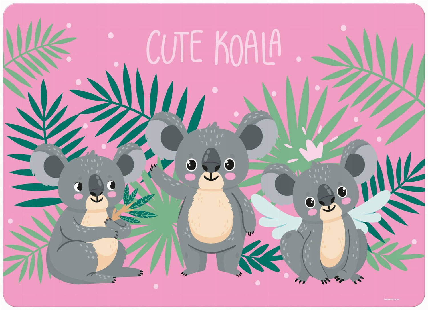 Podkładka Na Biurko Laminowana KOALA MISIE Plastyczna Ochronna_1