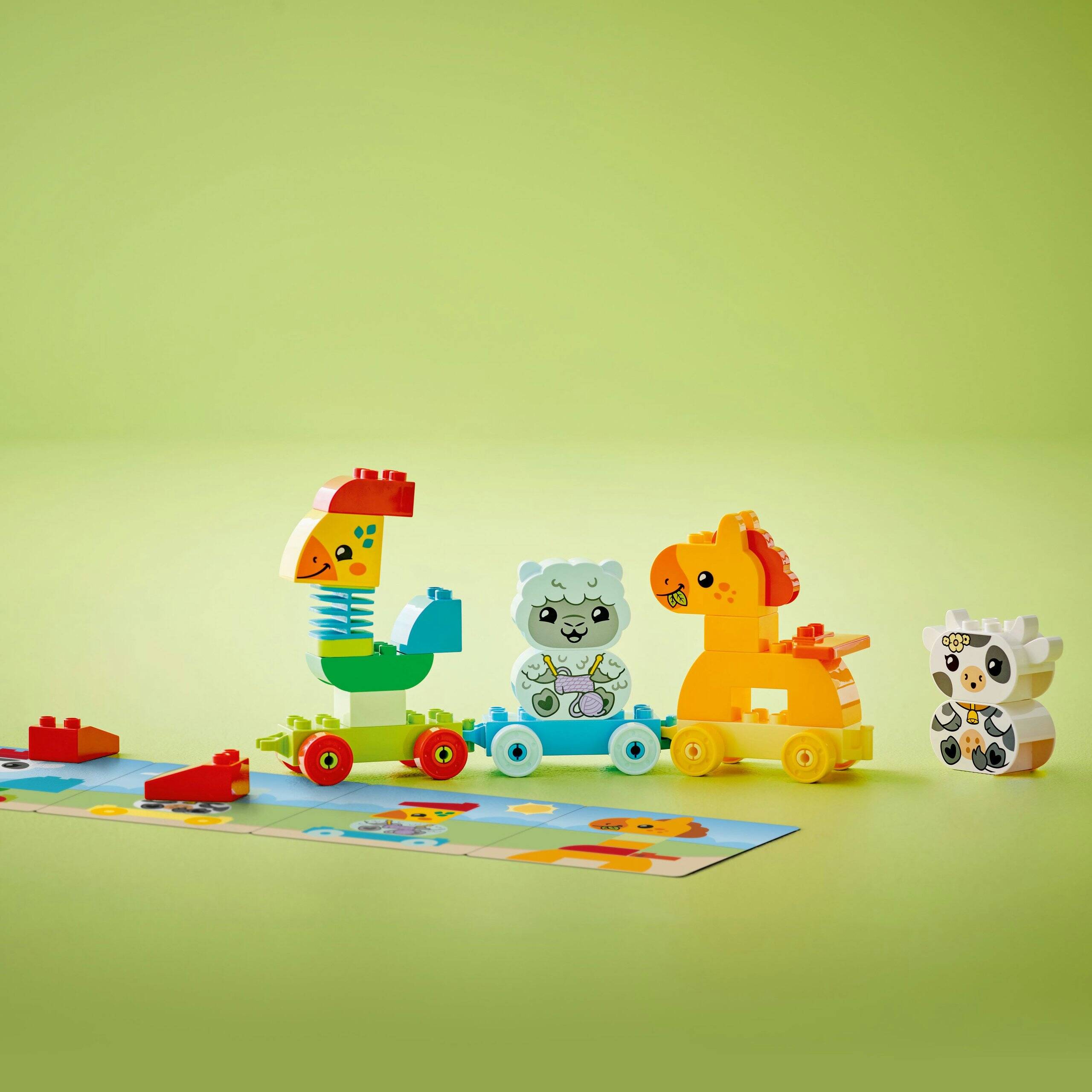 LEGO Duplo Pociąg Ze Zwierzątkami 19 el. 1,5+ 10412_6