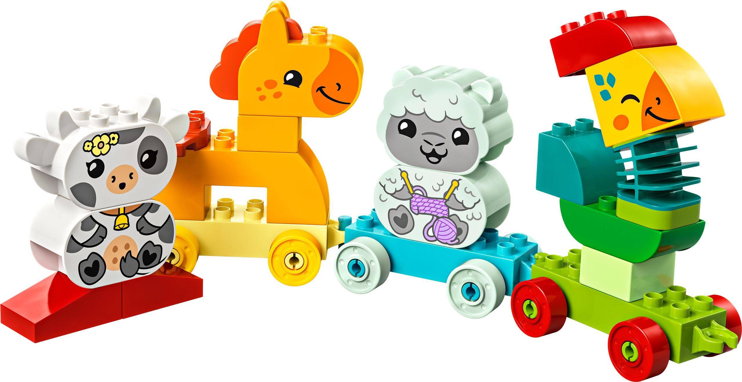 LEGO Duplo Pociąg Ze Zwierzątkami 19 el. 1,5+ 10412_7