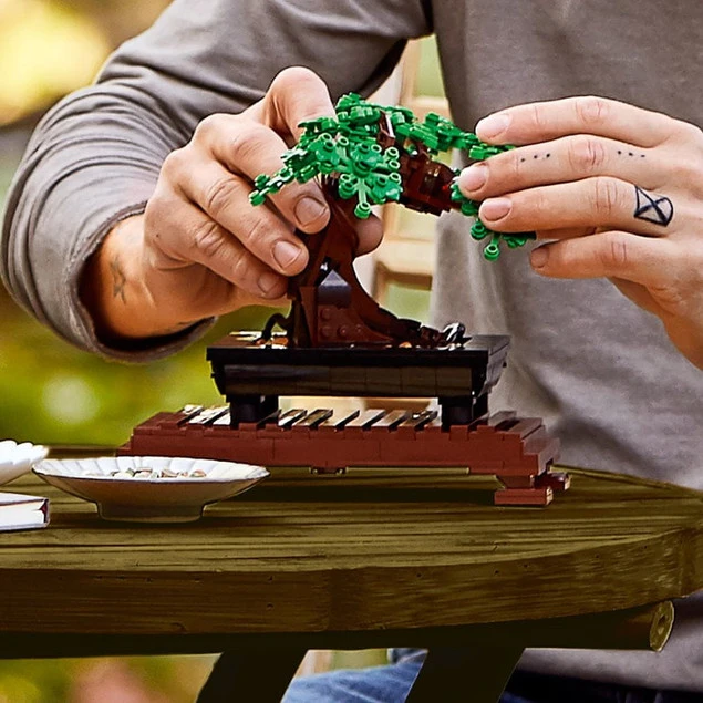 LEGO Icons Bonsai Tree – zielona wersja
