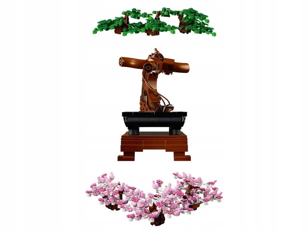 LEGO Icons Drzewko Bonsai – szczegóły korony