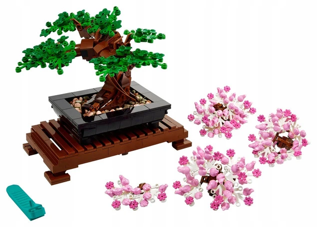 LEGO 10281 różowe kwiaty wiśni