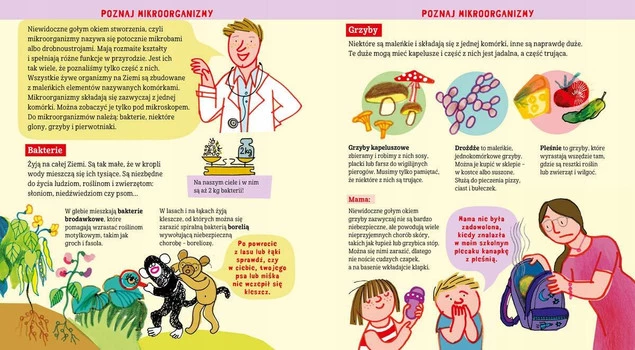 Basia i Zagadki Wszech Świata Mikroby Zofia Stanecka 3+ HarperKids_3