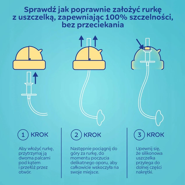 Canpol KUBEK NIEKAPEK Bidon z Obciążoną SŁOMKĄ 270 ml EXOTIC ANIMALS_16