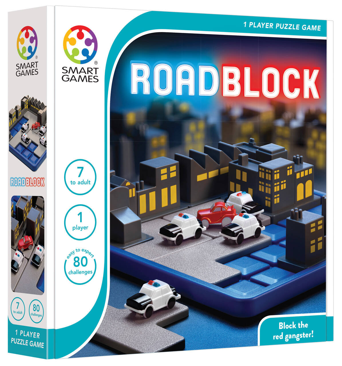 Gra Logiczna Roadblock BLOKADA Policyjna Nauka Przez Zabawę 7+ Smart Games_5