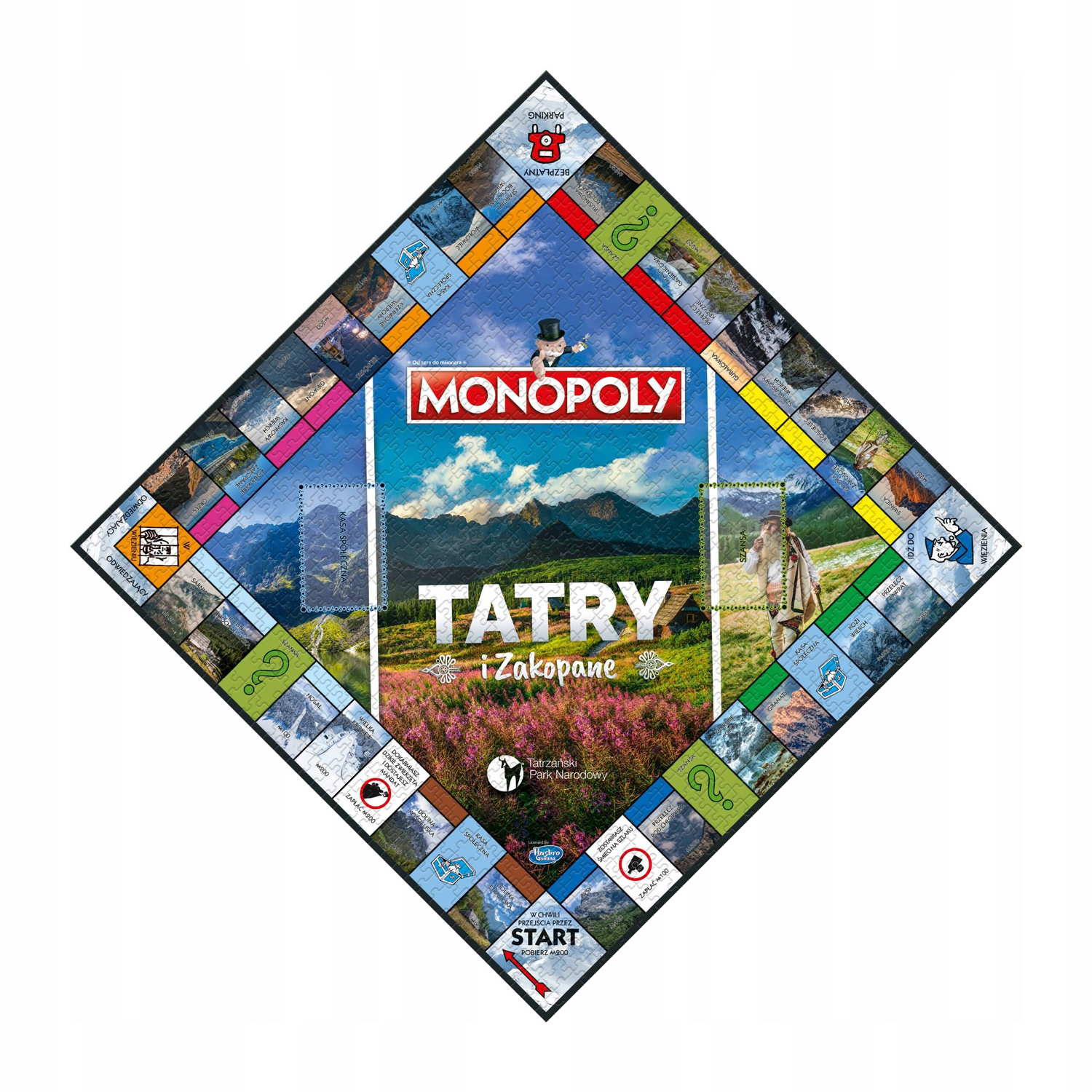 Puzzle 1000 Układanka Monopoly Board Tatry i Zakopane 10+ Winning Moves_2