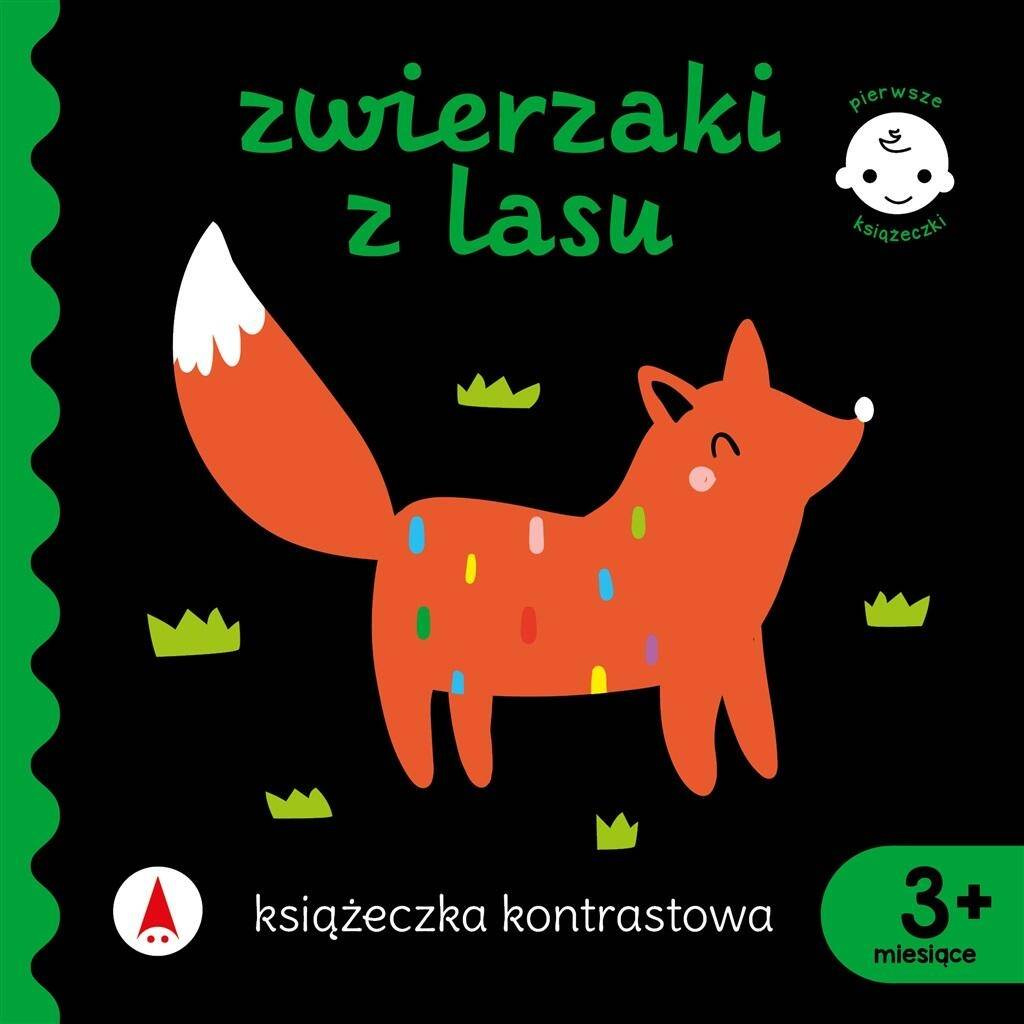 Książeczka Kontrastowa Zwierzaki Z Lasu Rozwój Maluszka 3M+ Skrzat_1