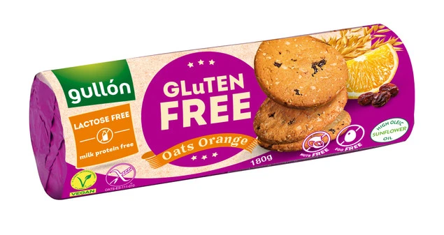 Gullón ciastka owsiane z pomarańczą bez glutenu 180 g