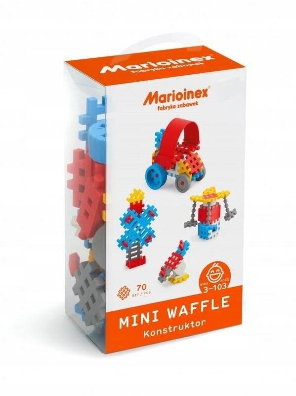 Klocki Konstrukcyjne Mini Wafle 70 Elementów 2+ Marioinex_1