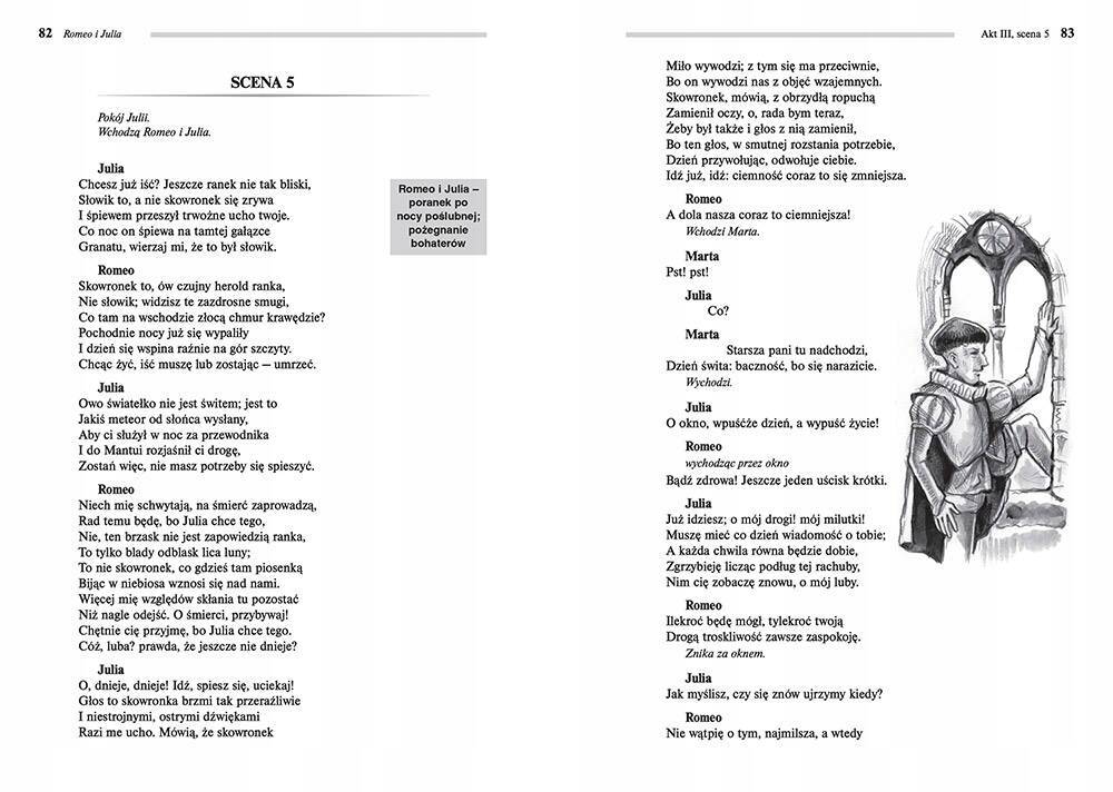 Romeo I Julia Szekspir Lektura Z Opracowaniem William Szekspir Greg_3