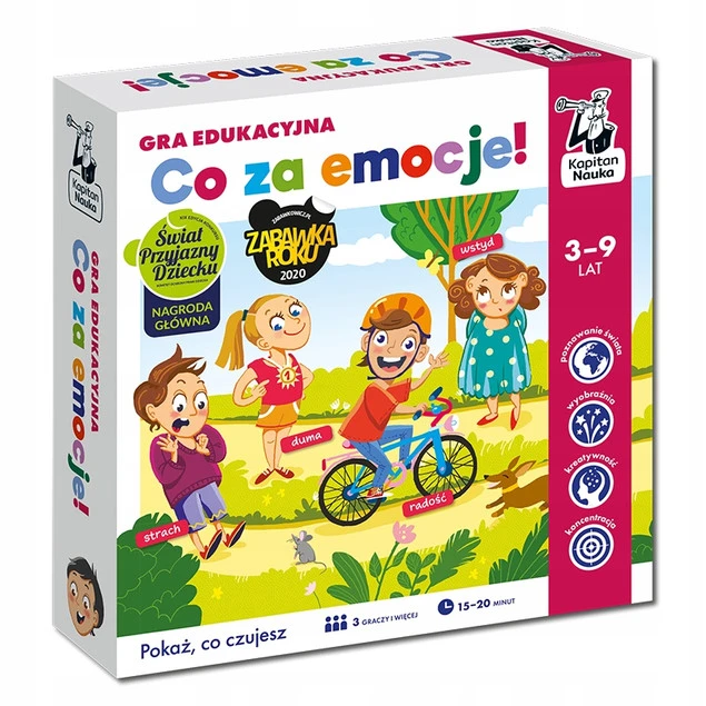 Co za emocje Gra edukacyjna Kapitan Nauka