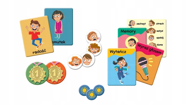 Co za emocje Gra edukacyjna Kapitan Nauka zabawa