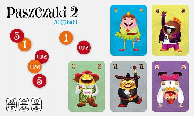 Paszczaki 2 Akrobaci Strategiczna Gra Karciana 5+ Nasza Księgarnia_2