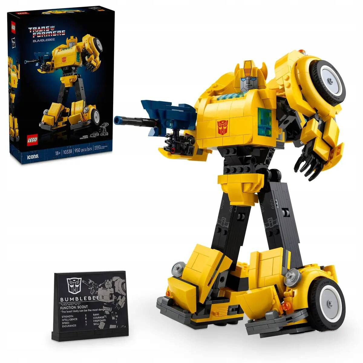 LEGO Icons Bumblebee Transformers 950 el. 18+ 10338_1