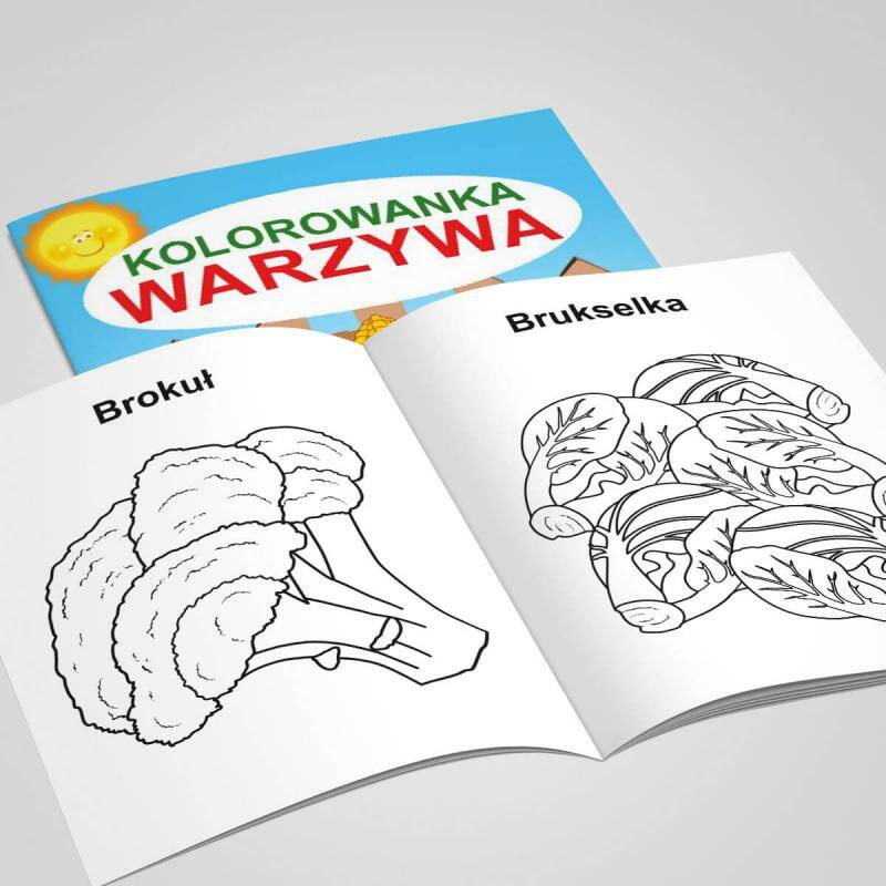 Kolorowanka Warzywa Praca zbiorowa_2