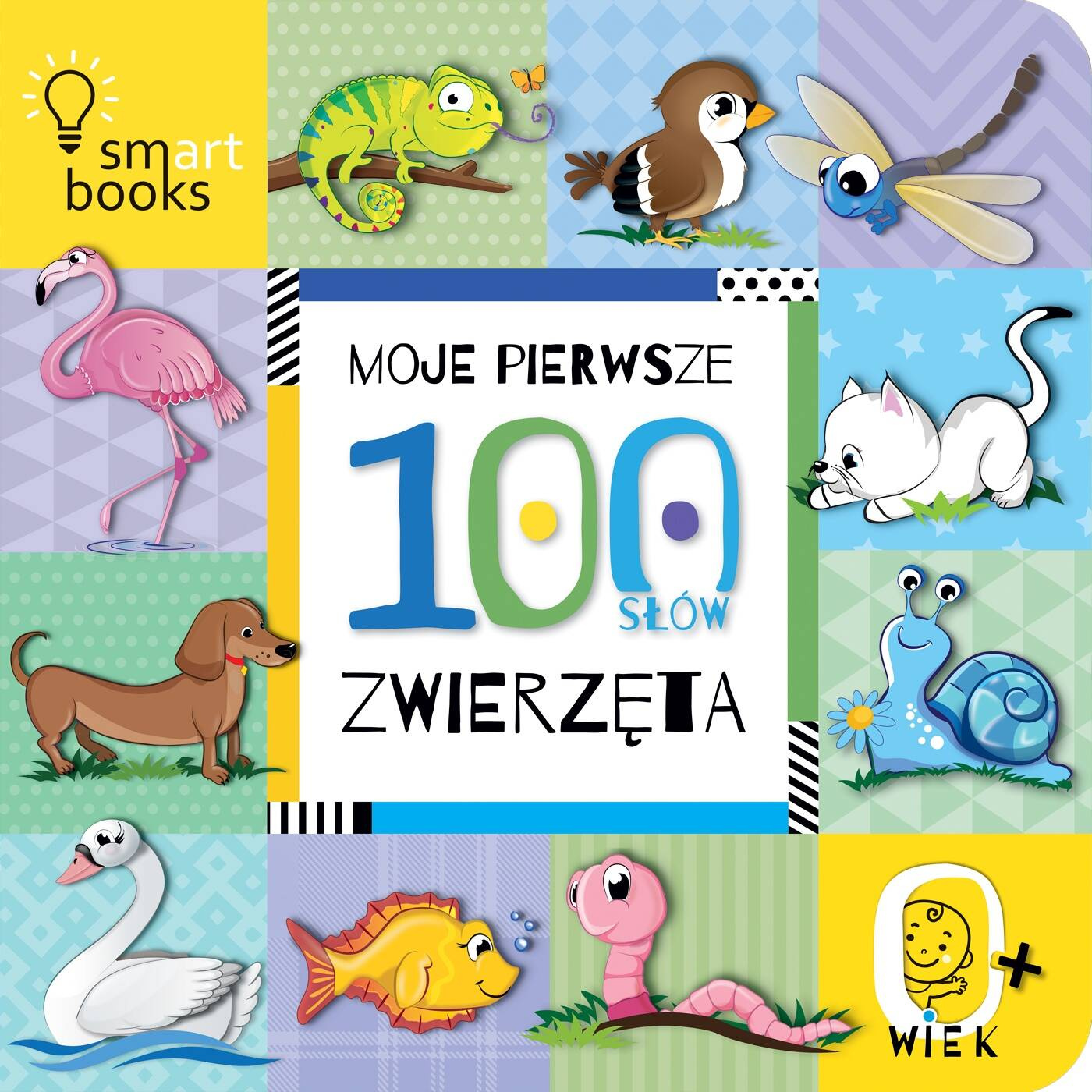 Moje Pierwsze 100 Słów Zwierzęta Nauka Mówienia 0+ SmartBooks_1