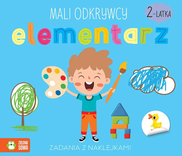 Elementarz 2-latka. Mali odkrywcy - okładka