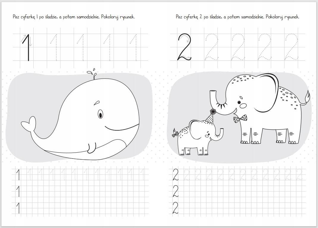 Moje Cyferki Szlaczki i Rysunki Do Kolorowania 5+ Skrzat_4