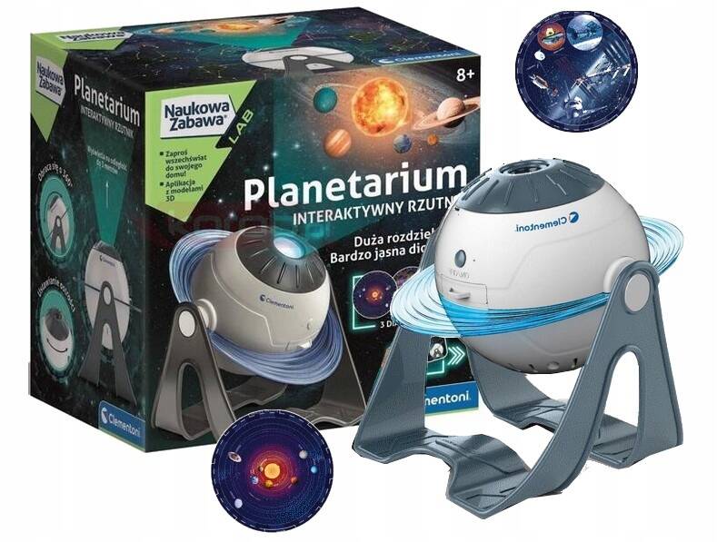 Interaktywny Projektor PLANETARIUM Rzutnik 8+ Clementoni 50871_1