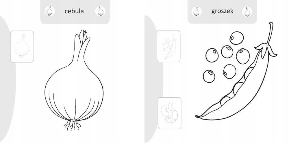 Malowanie Doklejanie Warzywa 16 Naklejek 3+ Skrzat_3